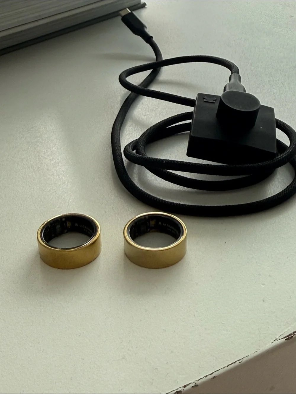 Ultrahuman Ring AIR Smart Ring in Gold - Size 7